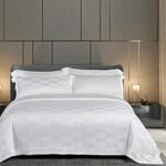 Ultra Soft & Cooling Fibre  Collection Bedsheet Set,1500 Thread Count,Jacquard Bedset Bed Sheet,Beddings (Without Quilt Cover-Single)