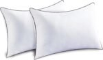 Bed Pillows Standard Size Set of 2, Cooling and Supportive Full Pillow 2 Pack for Side and Back Sleepers, Down Alternative Hotel Collection Sleeping Pillows, 26x20 Inches