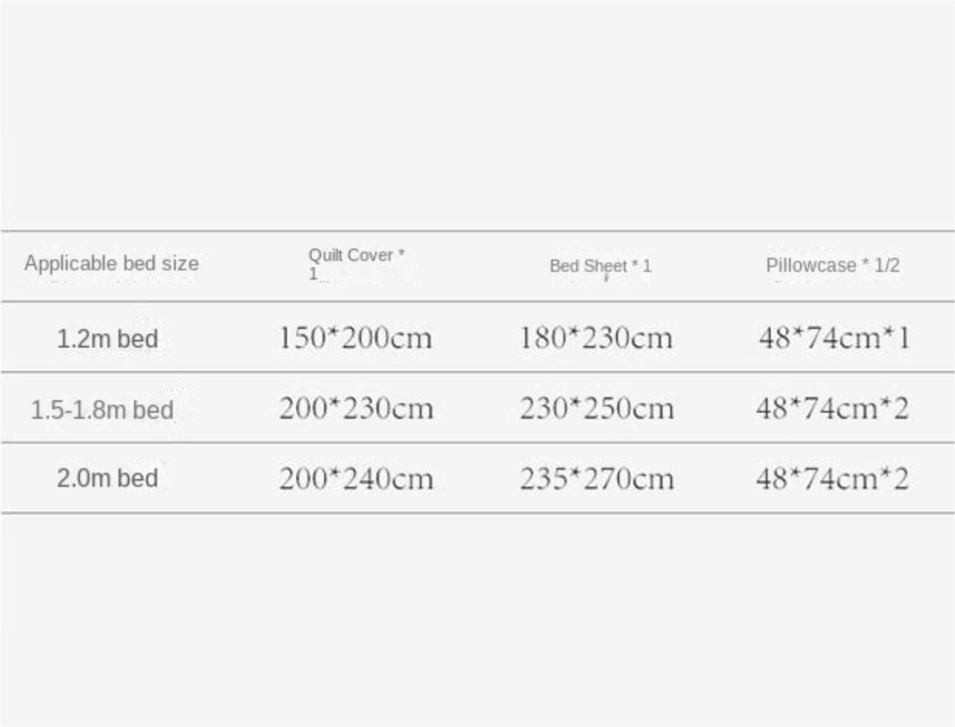 Bed Sheet Set Bedding Set 4 Pieces 4-Piece Dormitory Student Bed Set Bedding Four-Piece Bedset Bed Sheet Beddings(G) - Image 2