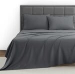 Bed Sheets,  1800 Series 4 Piece Bed Sheet Set, Deep Pocket, Wrinkle, Fade, Stain Resistant, Luxury Soft Bedding Sheets & Pillowcases, King, Charcoal Gray
